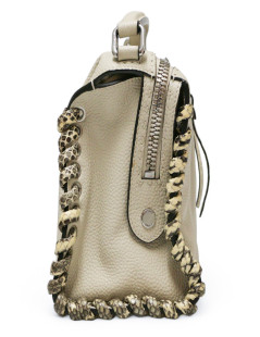 Sac FENDI Selleria python ivoire