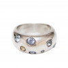 Bague YSL YVES SAINT LAURENT argent 