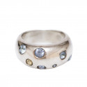 Bague YSL YVES SAINT LAURENT argent