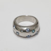 Bague YSL YVES SAINT LAURENT argent