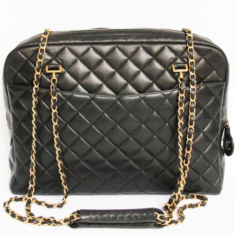 sac caméra CHANEL MM noir vintage