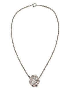 Collier camélia CHANEL brillants Swarovski