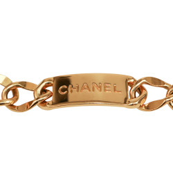 Ceinture CHANEL dorée T85