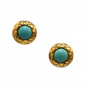 Clips turquoise CHANEL vintage