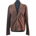 Blouson T 42 fr PRADA daim marron