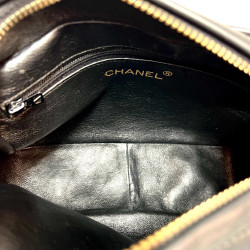 Sac caméra vintage CHANEL noir