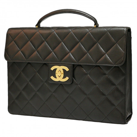 Sacoche CHANEL matelassé noir