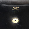 Pochette HERMES Rio souple noire