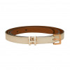 Ceinture Pop H bicolore HERMES or rose