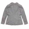 Veste tweed CHANEL violet et argent 