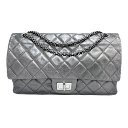 2.55 CHANEL gris métalissé