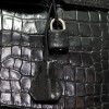 Birkin 35 HERMES Porosus noir