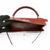 Kelly 32 sellier HERMES rouge H box