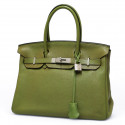 Sac HERMES Birkin 30 vert fenouil