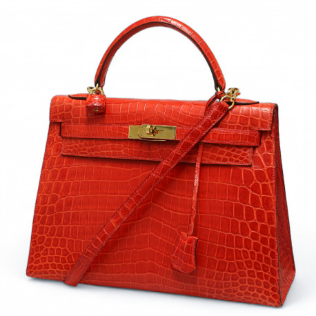 Kelly 32 HERMES Niloticus orange