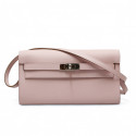 Pochette kelly To Go HERMES Epsom rose