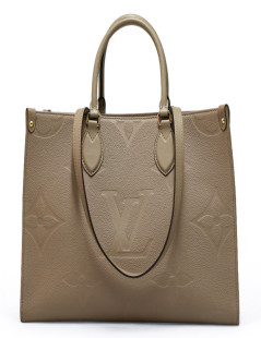 Cabas Onthego LOUIS VUITTON MM cuir Empreinte