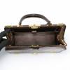 Malette HERMES crocodile marron