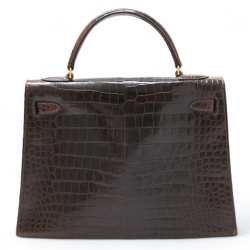 Kelly 32 HERMES porosus Vintage