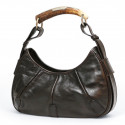 Sac Mombassa YVES SAINT LAURENT cuir marron