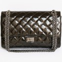 Varnished Brown CHANEL 2.55 bag