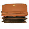 Cartable GUCCI Bamboo cuir caramel 