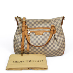 Sac LOUIS VUITTON Evora toile Damier MM