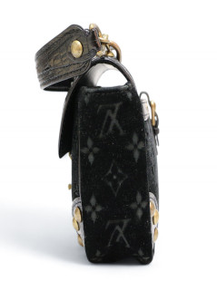 Sac Irving LOUIS VUITTON velours noir Monogram Edition limitéeVelours noir