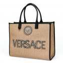 Cabas paille VERSACE la Medusa