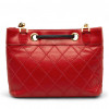 Mini sac CHANEL Vintage cuir rouge