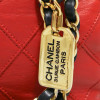 Mini sac CHANEL Vintage cuir rouge