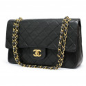 Sac Classique medium noir CHANEL vintage