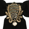 Broche noeud noire