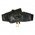 Ceinture DIOR Saddle noire