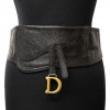 Ceinture DIOR Saddle noire