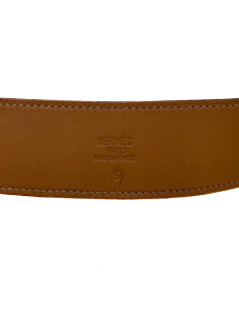 T36 brown leather HERMES belt