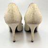 Pumps in white python BALMAIN T38, 5