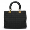 Lady D DIOR toile enduite noir