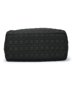 Lady DIOR toile enduite noir