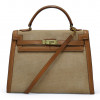 Kelly HERMES sellier 32 toile et cuir