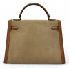 Kelly HERMES sellier 32 toile et cuir