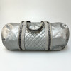 Sac Bowling CHANEL plastique argent