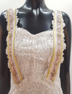 Robe DOLCE & Gabbana dentelle blanche