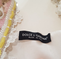 Robe DOLCE & Gabbana dentelle blanche