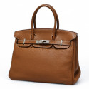 Sac HERMES Birkin 30 taurillon Clémence gold