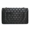 2.55 CHANEL satin noir all black