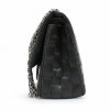 2.55 CHANEL satin noir all black