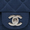 Mini Timeless CHANEL jersey bleu