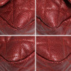 Sac CHANEL cuir grainé souple bordeaux