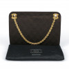 Sac CHANEL Vintage jersey marron